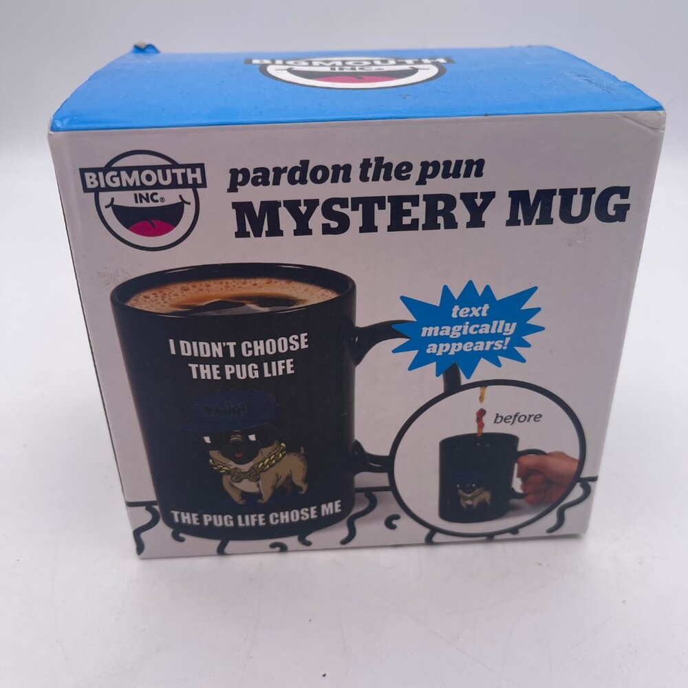 Big Mouth Inc. The Pug Life Chose Me Mystery Mug W/ Magical Message
